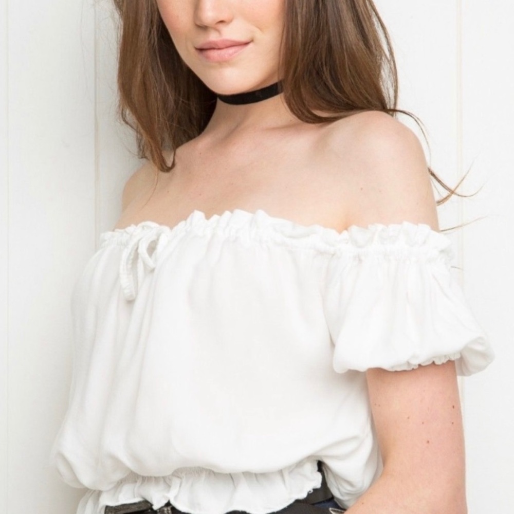 Brandy Melville off the shoulder blouse